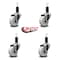 Service Caster 3'' Nylon Wheel Swivel 1-1/4'' Expanding Stem Caster Set, 4PK SCC-EX20S314-NYS-114-4 - alternate 3